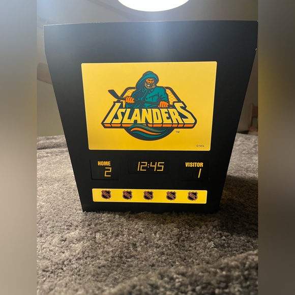 Vintage hockey score clock lamp - Picture 2 of 7